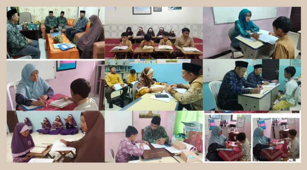 Pelaksanaan Munaqasyah Kenaikan Jilid Tilawati MI Tawakkal